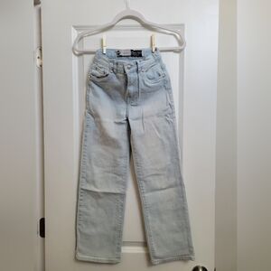 Levis Baggy Jeans Girls Size 10 Blue Light Wash Denim Silvertab